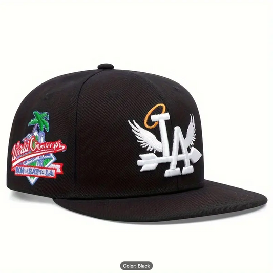 Embroidered Wings Baseball Cap