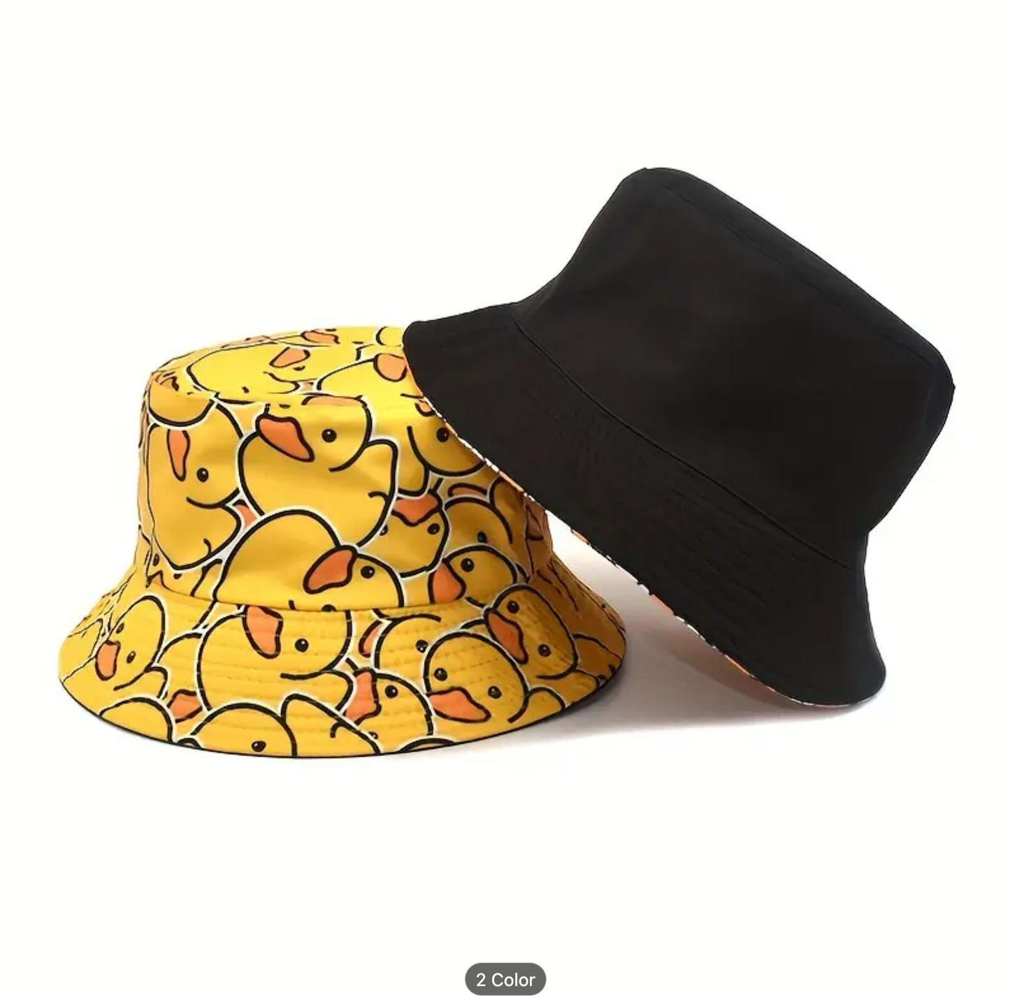 Lightweight Reversible Yellow Duck Bucket Hat